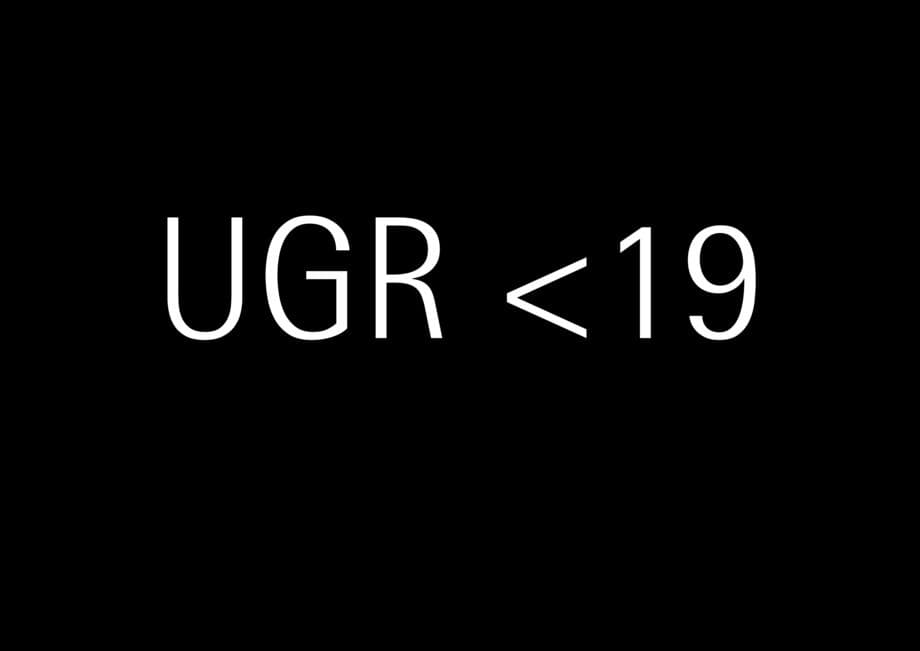 UGR kleiner als 19: Richtwert für Bürobeleuchtung zur Begrenzung der Blendwirkung.