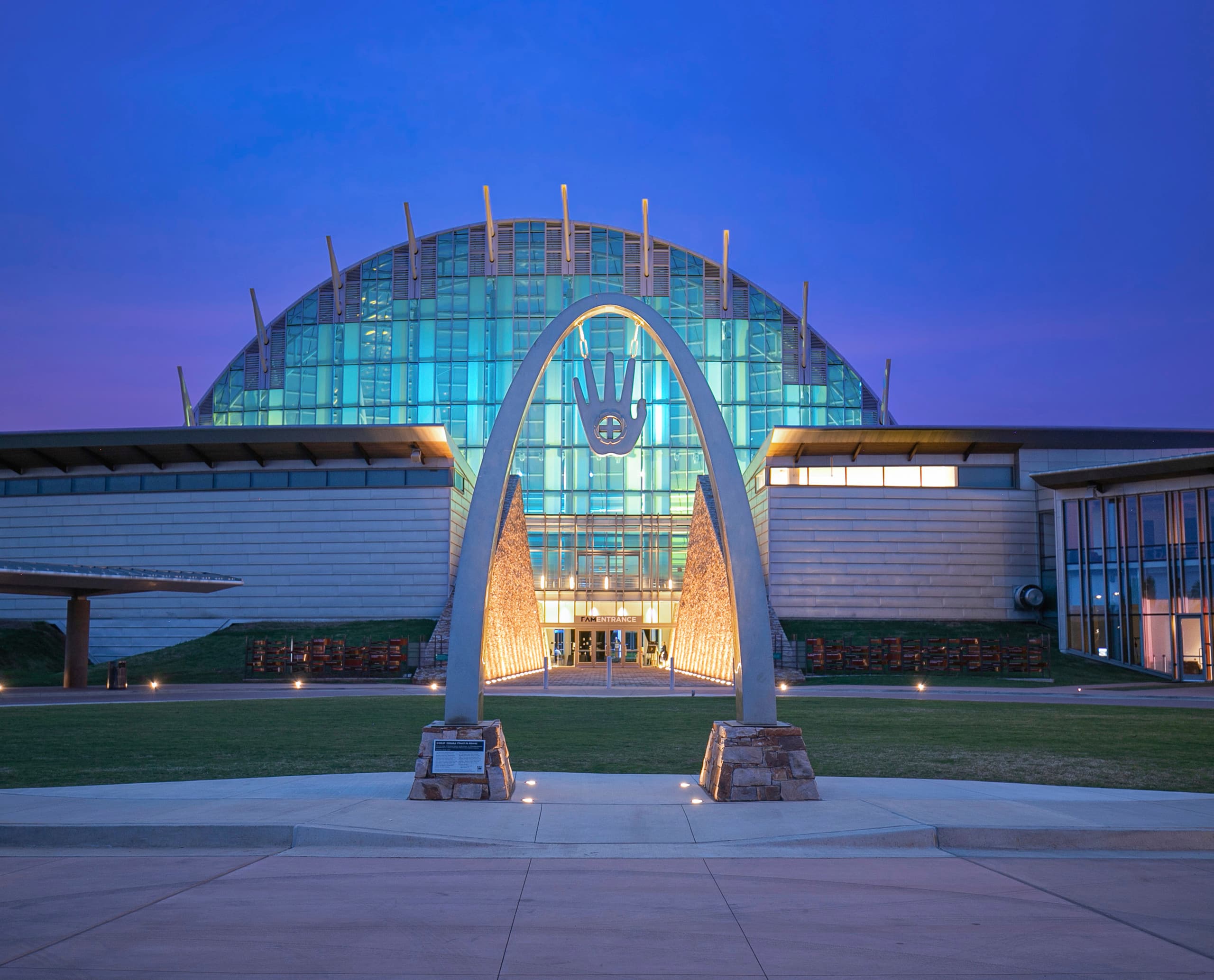 First Americans Museum in Oklahoma City mit ERCO LED-Beleuchtung.