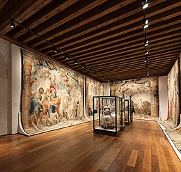 Museum of ancient tapestries and textiles at the Colegio de Infantes, Toledo