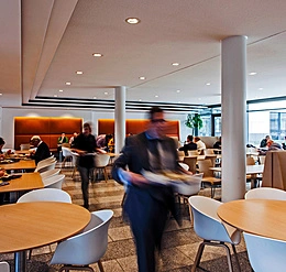 Canteen at the Ministry of Labour, Integration and Social Affairs of North Rhine-Westphalia, Düsseldorf