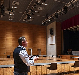 Rénovation de l’éclairage – Ferry Porsche Congress Center