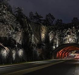 Puerta de la ciudad y túnel de granito, Karlshamn