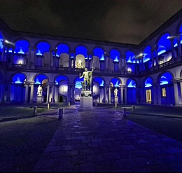 Pinacoteca de Brera / patio interior, Milán 