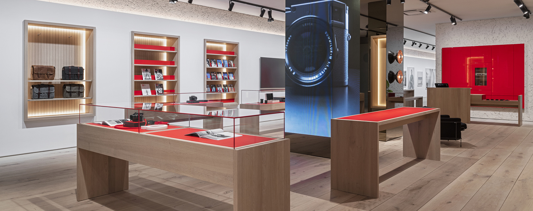 ERCO lighting in the Leica Store & Galerie Munich, Munich, Germany