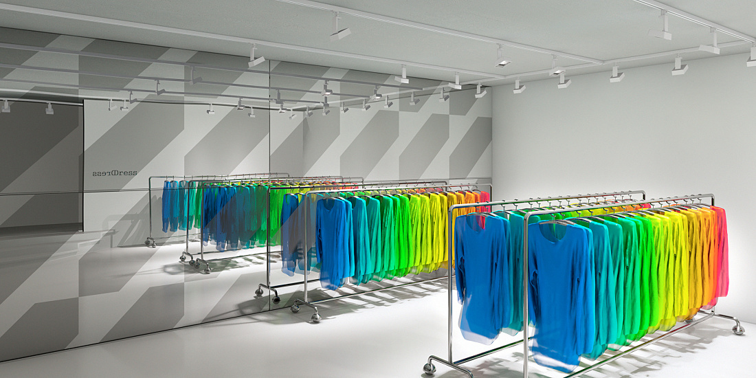 Guide - Design examples Indoor - Fashion store | ERCO