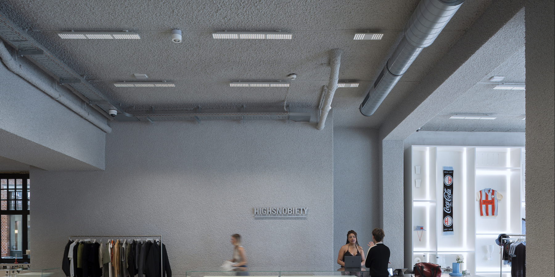 LED light LED lighting for the Highsnobiety flagship store Berlin