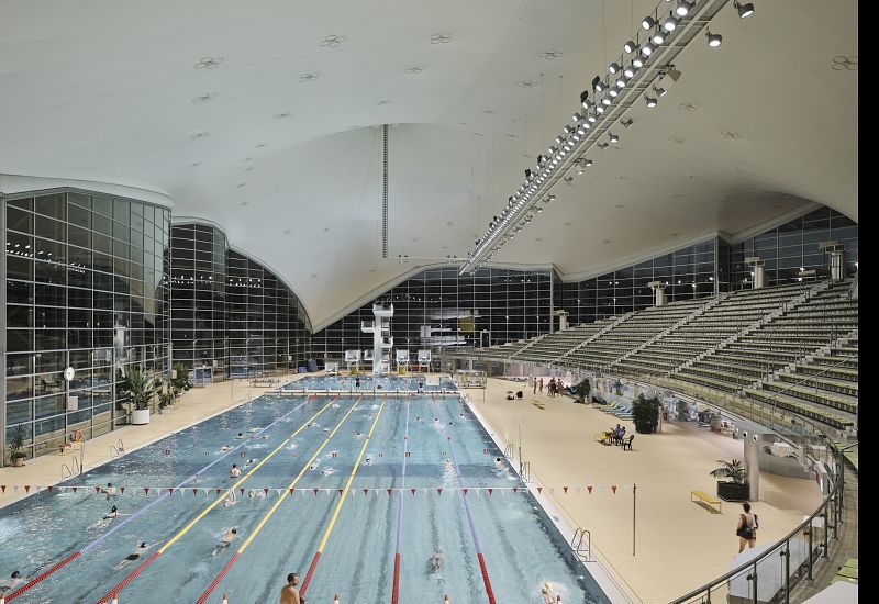 Olympia-Schwimmhalle, München: Sportlicher Zeitplan, medaillenwürdige Resultate