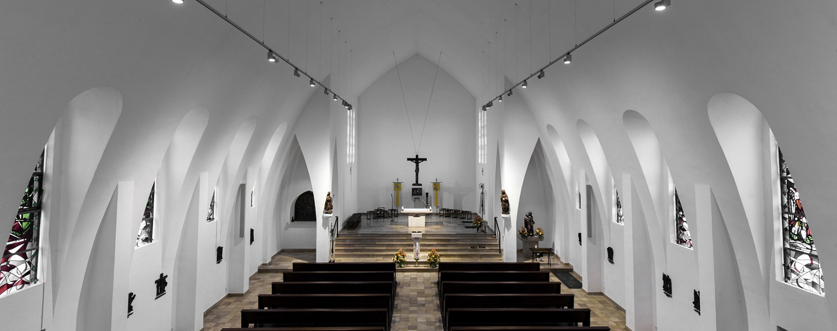 Relighting of the Church of St Mary’s Birth in Grevenbroich, Grevenbroich, Germany