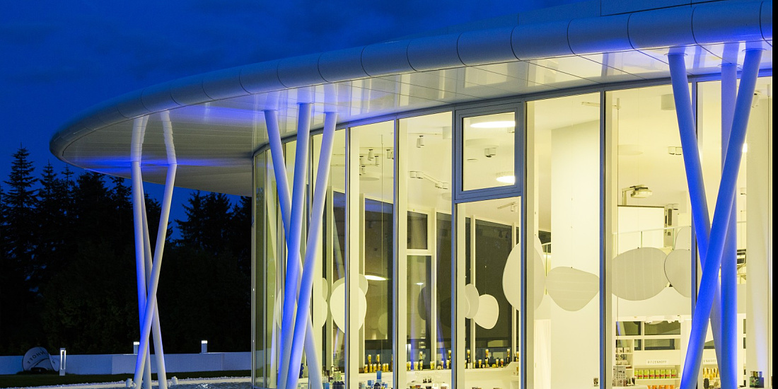 - glass LED - Marsberg Projects Ritzenhoff factory, Work light: